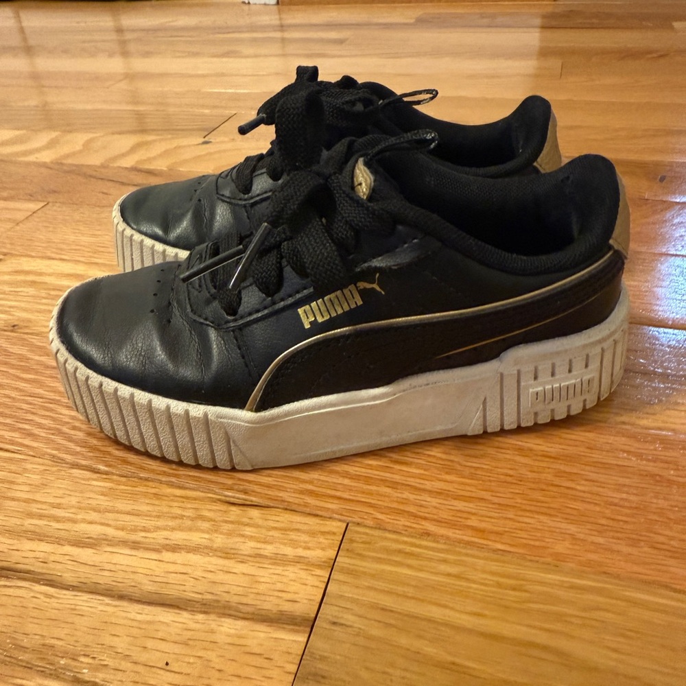 Puma Kids Black Sneakers